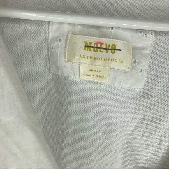 Maeve Tavi embroidered cap sleeve blouse - Picture 3 of 4